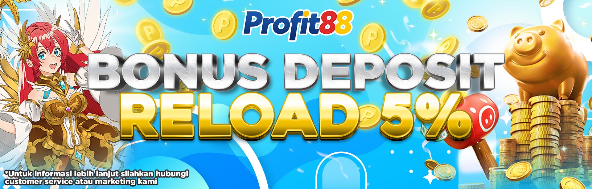 BONUS RELOAD 5% HARIAN SLOT