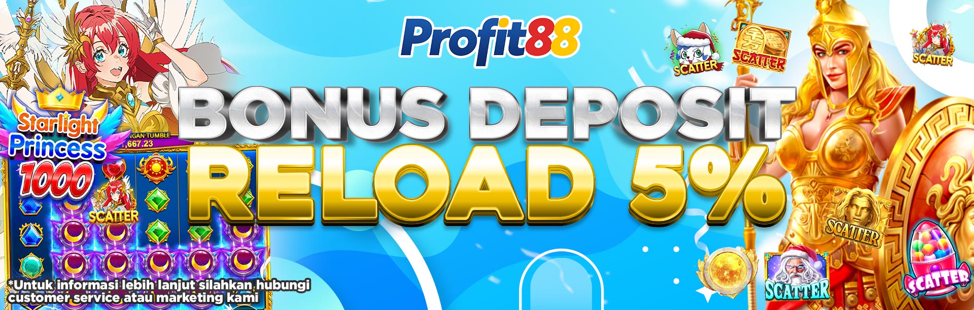 BONUS RELOAD 5% HARIAN SLOT