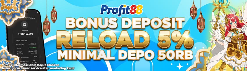 BONUS RELOAD 5% HARIAN SLOT
